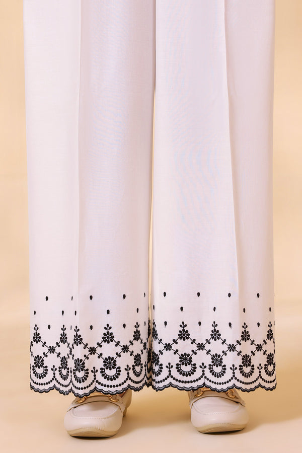 EMBROIDERED CAMBRIC CULOTTES